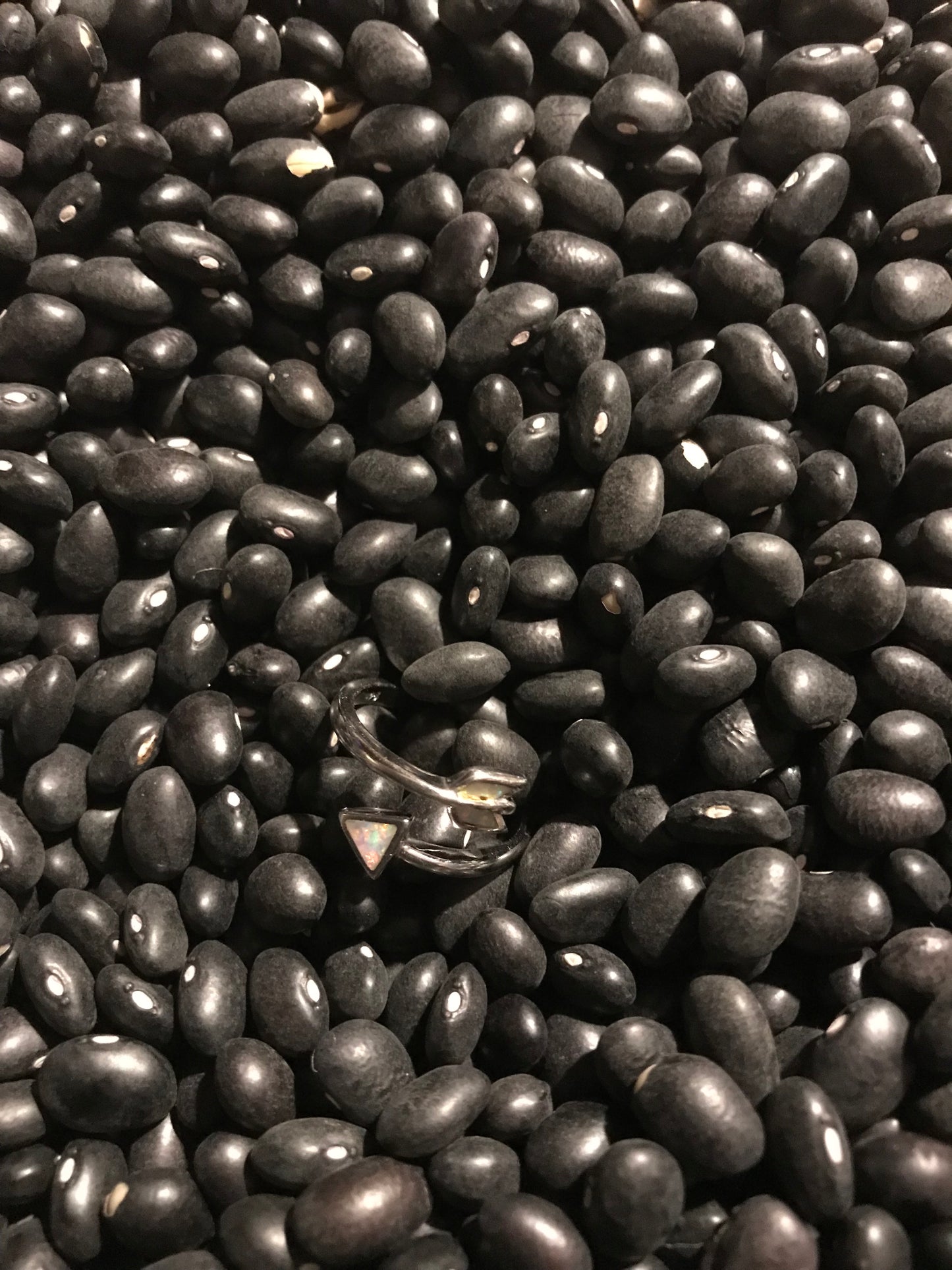 Arrow Ring W/Stone Inlay