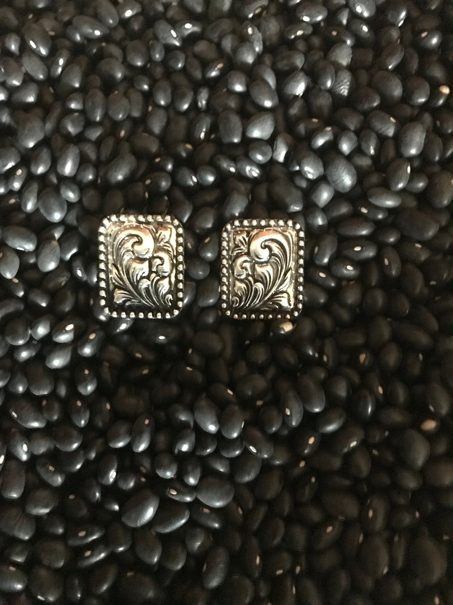 Square Concho Earrings