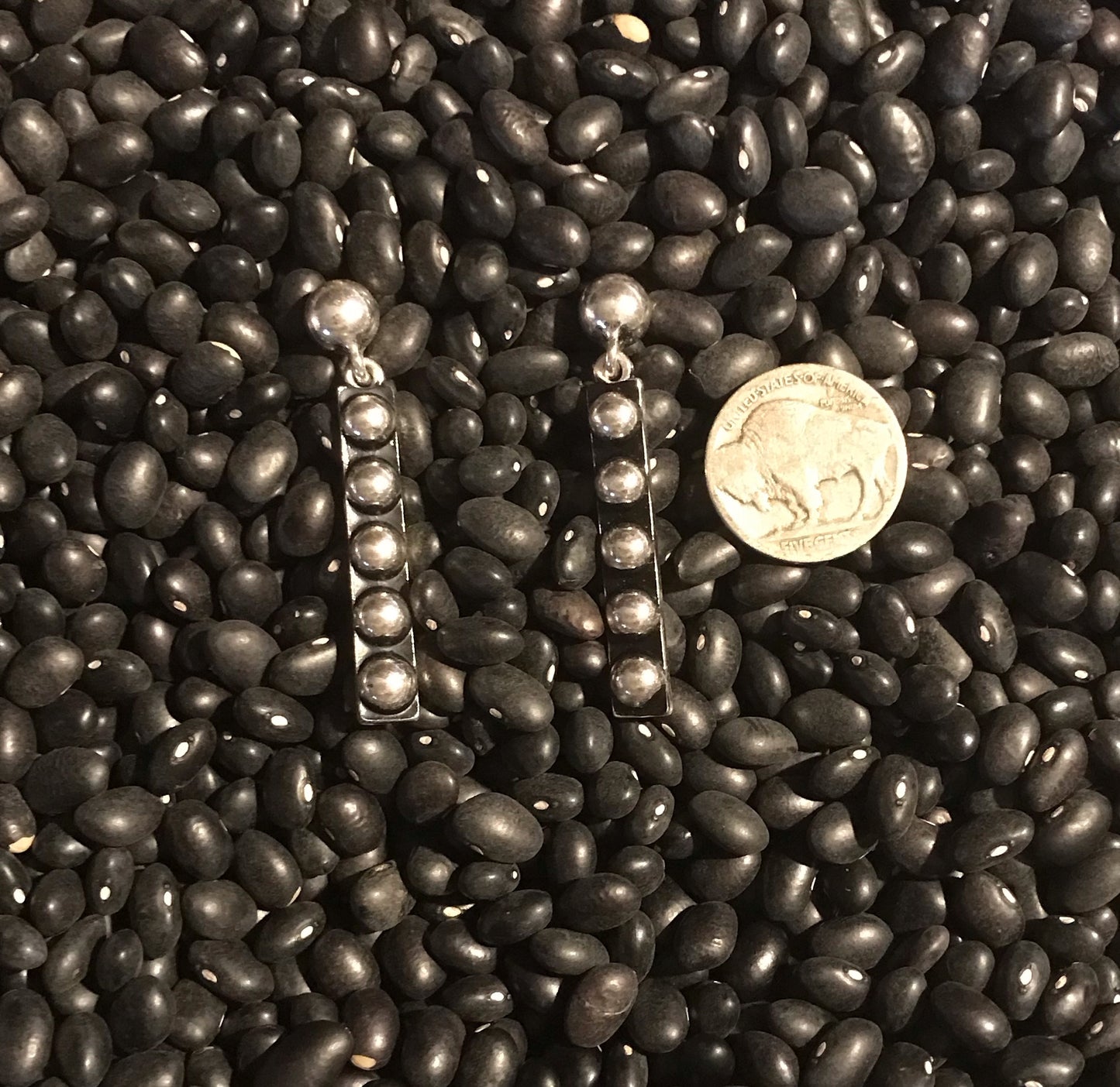 Medium Straight Bubble Earrings
