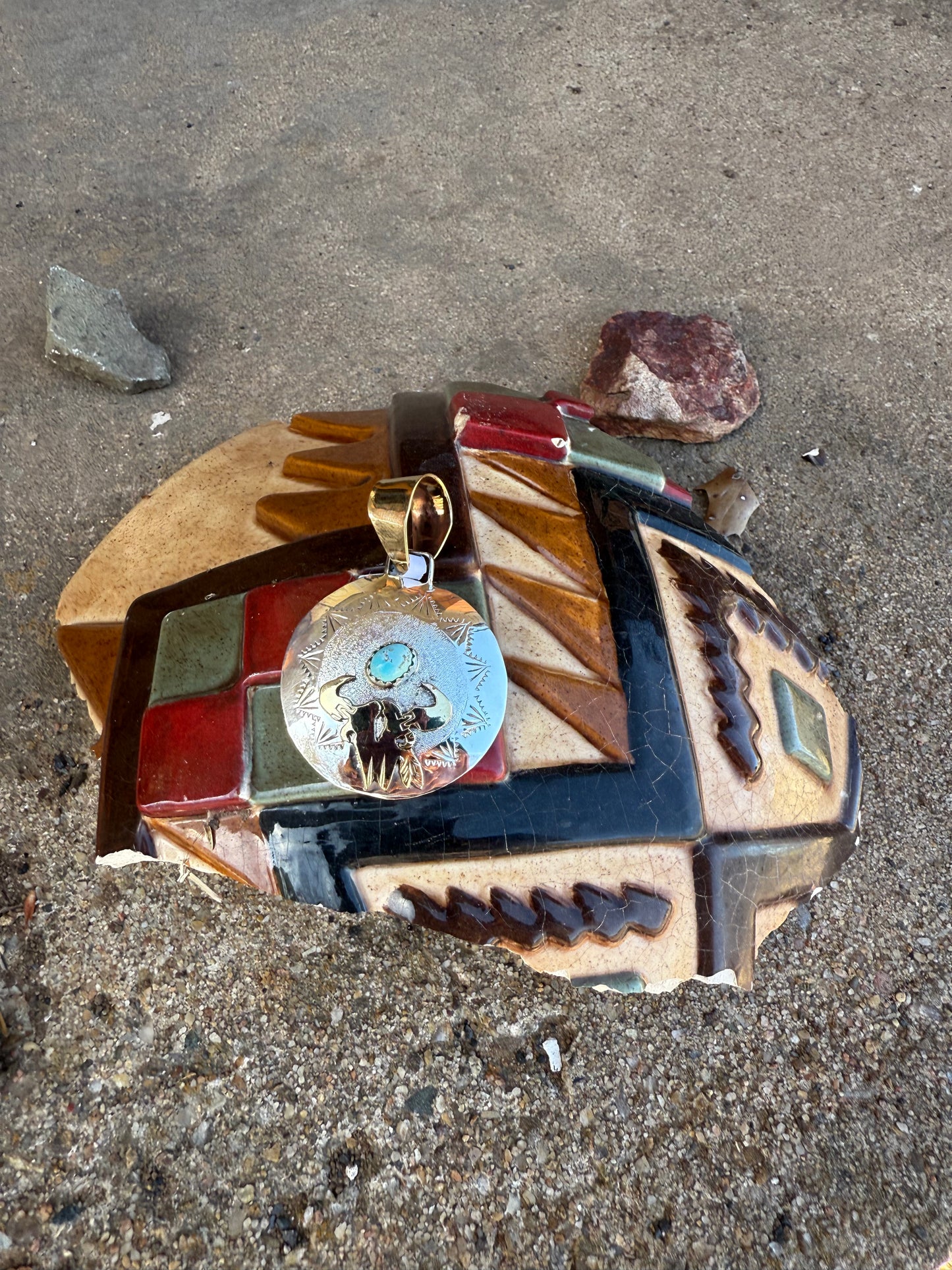 Navajo Skull Pendant