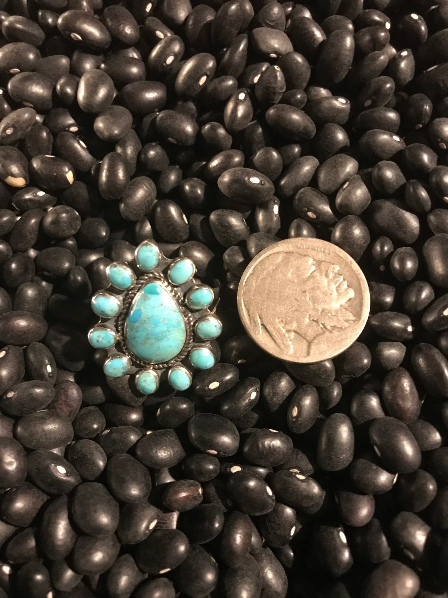 Teardrop Turquoise Cluster